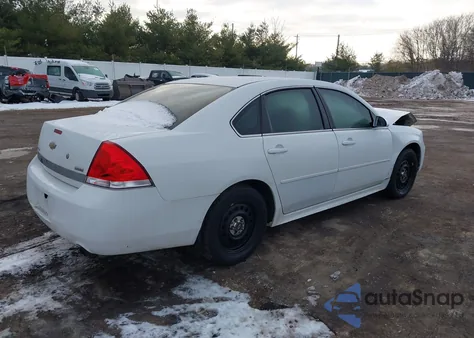 2010 Chevrolet Impala Police z USA, uszkodzony, nr VIN 2G1WD5EM8A1243349